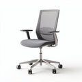 Mesh ergonomic office chair with adjustable arms and lumbar support 60 x 60 x 95cm