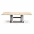 Marble top dining table with metal base 180 x 90 x 75cm for modern interiors